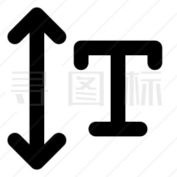 字距调整图标