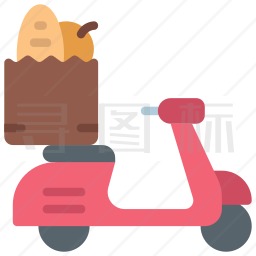 送货电瓶车图标