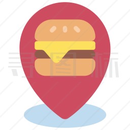 汉堡位置图标