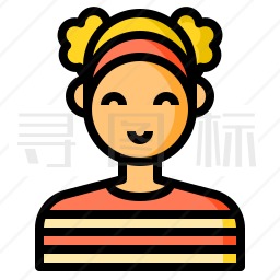 女孩图标