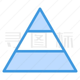 金字塔图表图标