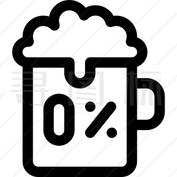 非酒精啤酒图标