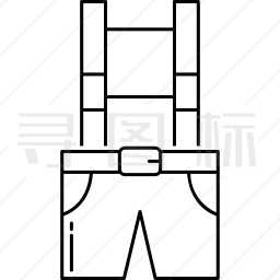 背带裤图标