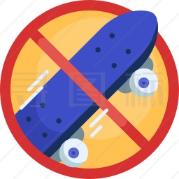 禁止滑冰图标