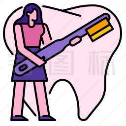 保护牙齿图标