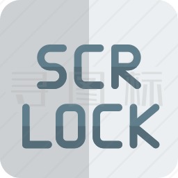 SCR LOCK键图标