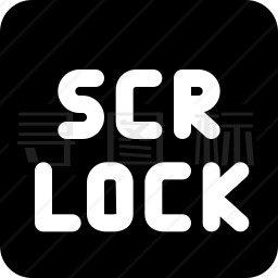 SCR LOCK键图标