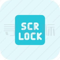 SCR LOCK键图标