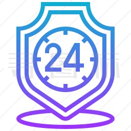 24小时图标