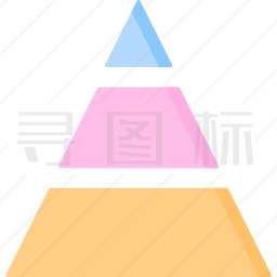 金字塔图表图标