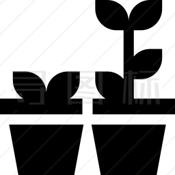 植物增长图标