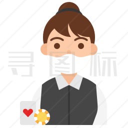 赌场工作人员图标