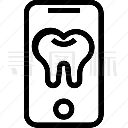 手机牙齿图标