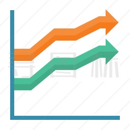 箭头图表图标
