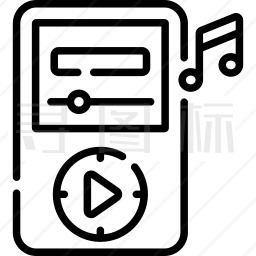 MP3播放器图标