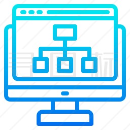 网页流程图图标