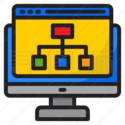 网页流程图图标