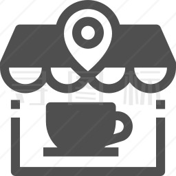 咖啡店位置图标