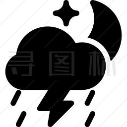 暴风雨图标