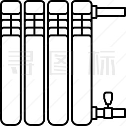 暖气片图标