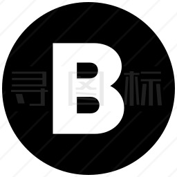 字母B图标