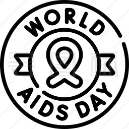 世界艾滋病日图标