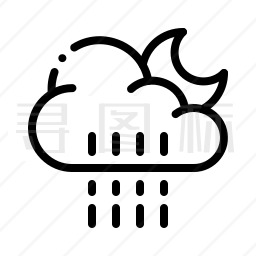 下雨图标