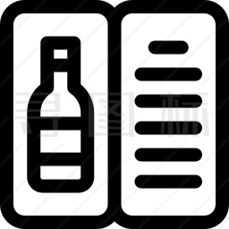 葡萄酒菜单图标