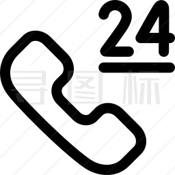 24小时电话图标