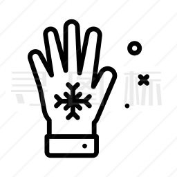 冬季手套图标