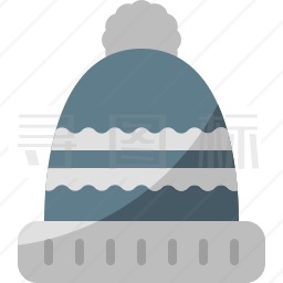 冬天的帽子图标