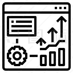 网页统计图标