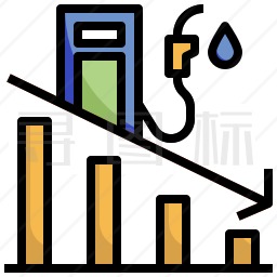 石油价格下调图标