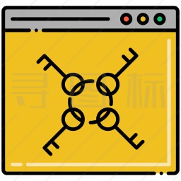 网页关键词图标