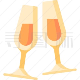 香槟酒杯图标