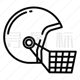 橄榄球头盔图标