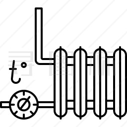 暖气片图标