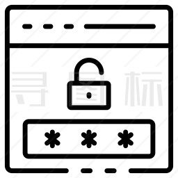 网页密码图标
