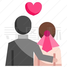 新婚夫妇图标