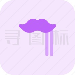 小胡子图标