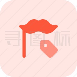 小胡子图标