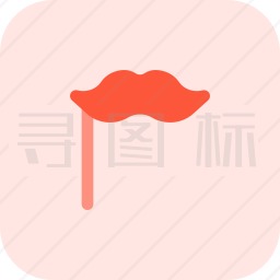 小胡子图标