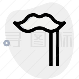 小胡子图标