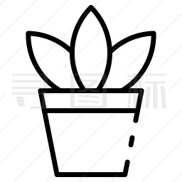 盆栽植物图标