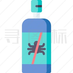 除蚤喷雾图标