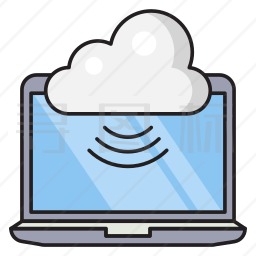 电脑云存储图标