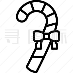 糖果手杖图标