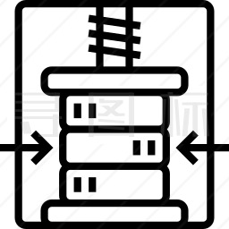 数据压缩图标