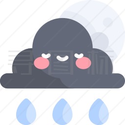 下雨的夜晚图标