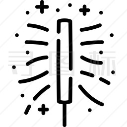 手持烟花图标